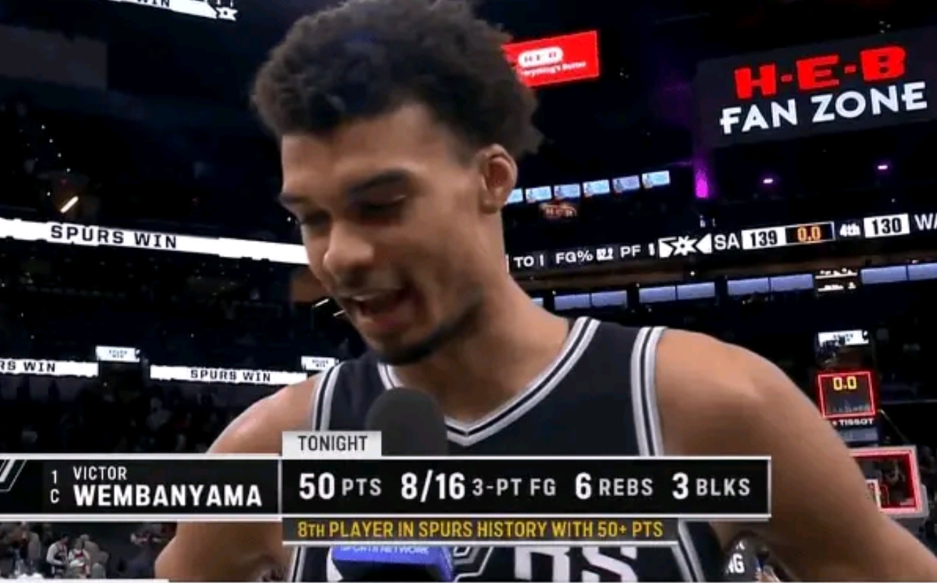 开云体育官网入口-马刺新星文班亚马砍下赛季最高分！